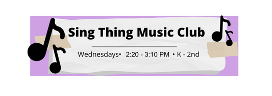 Sing Thing Music Club Fall 2025 - WAITLIST