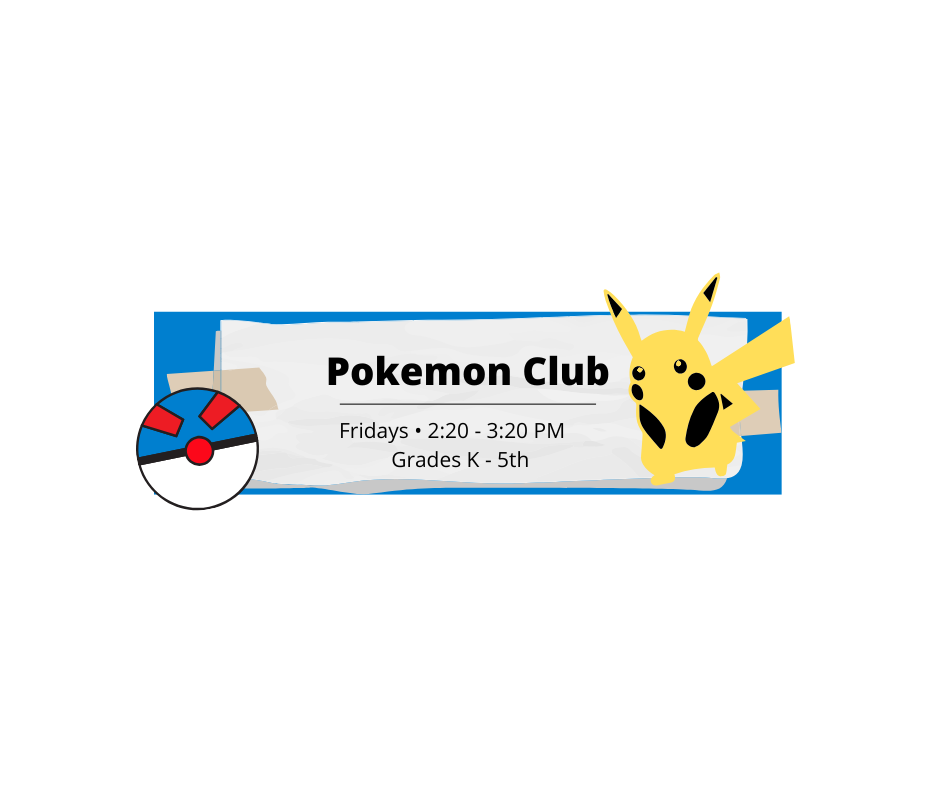 Pokémom Club - Registration Waitlist (club starts 9/18)